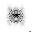 Evil Eye tattoo design idea