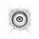 Evil Eye tattoo design idea