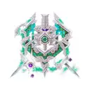 Garnet, Turquoise, Amethyst, Emerald, Final fantasy 7 sword tattoo design idea