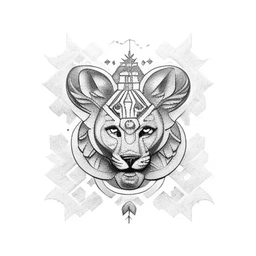 Ceci y cesar tattoo design idea