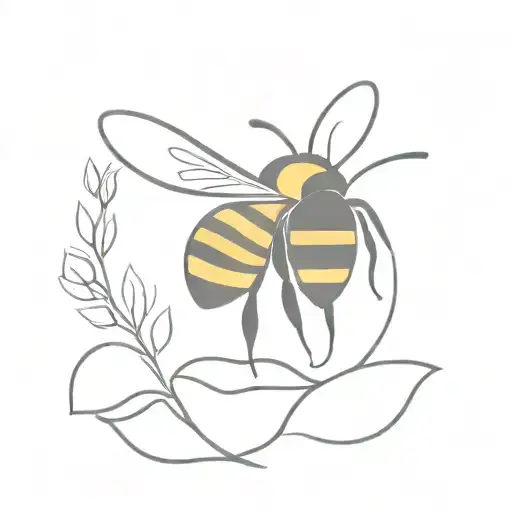 bumblebee tattoo design idea