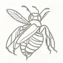 bumblebee tattoo design idea