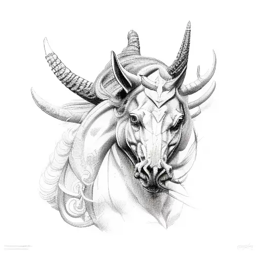 centaur tattoo design idea