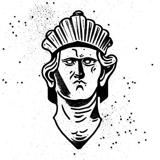 caesar, wisdom tattoo design idea