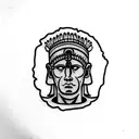 caesar, wisdom tattoo design idea