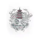 letting go of the past  tattoo design idea