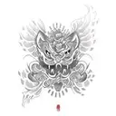 letting go of the past  tattoo design idea