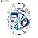 leo and gemini astrology sign tattoo design idea