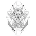 leo and gemini astrology sign tattoo design idea