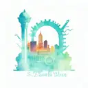 st Louis skyline, Scooby Doo, Mizzou columns, steam engine,  tattoo design idea