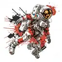 the astronaut who fell out of the spaceship tattoo design idea