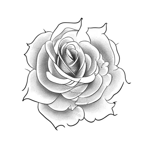 I'll steal you flowers from the cemetery red roses tattoo design idea