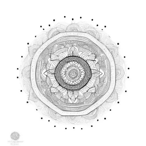 Mandala tattoo design idea