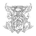 Letras: SD tattoo design idea