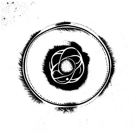 unalome hindu symbol tattoo design idea