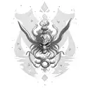 neptune tattoo design idea