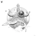 neptune tattoo design idea