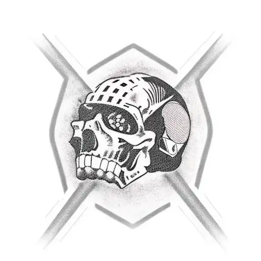 A forearm tattoo incorporating the number 1977 in a new school gangsta style tattoo design idea