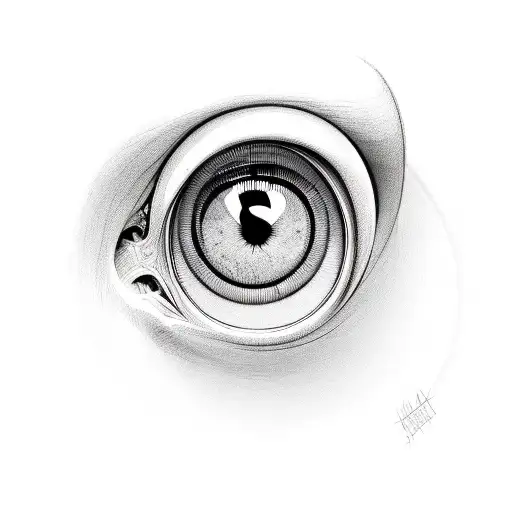 Web with an eye on the triceps tattoo design idea