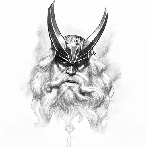 Thor tattoo design idea