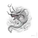 jormungandr figth thor tattoo design idea