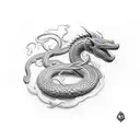 jormungandr figth thor tattoo design idea