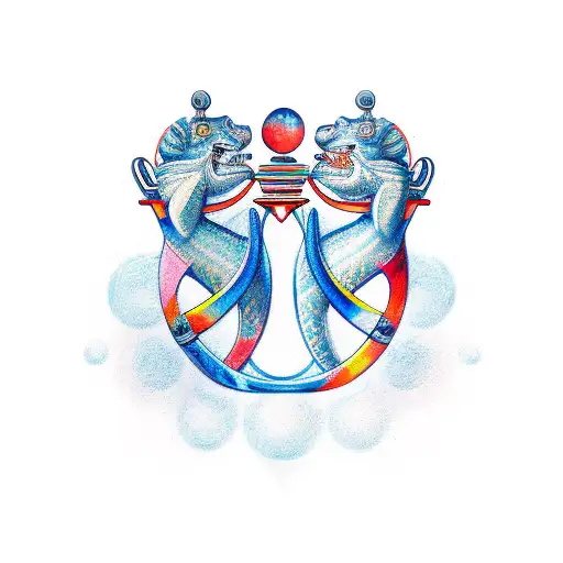 gemini,  tattoo design idea