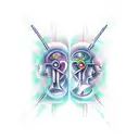 gemini,  tattoo design idea