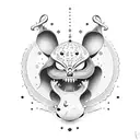 funny sad  tattoo design idea