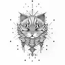 funny sad  tattoo design idea