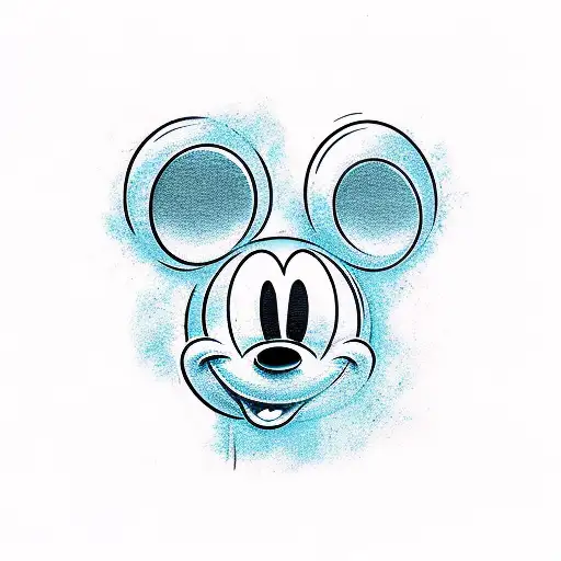 Mickey mouse tattoo design idea