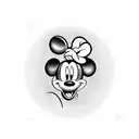 Mickey mouse tattoo design idea