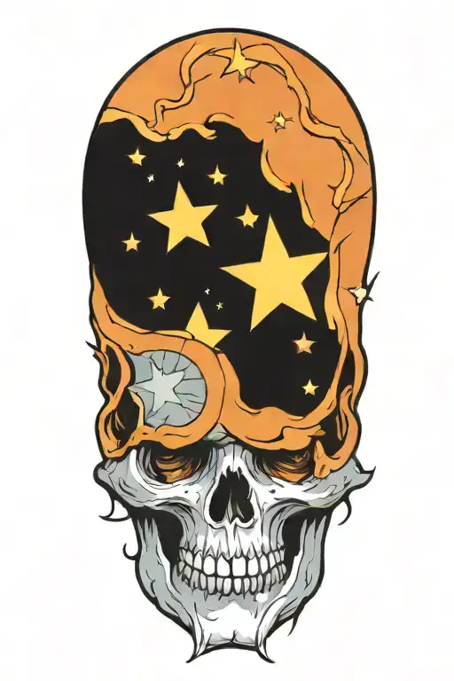 Stars tattoo design idea