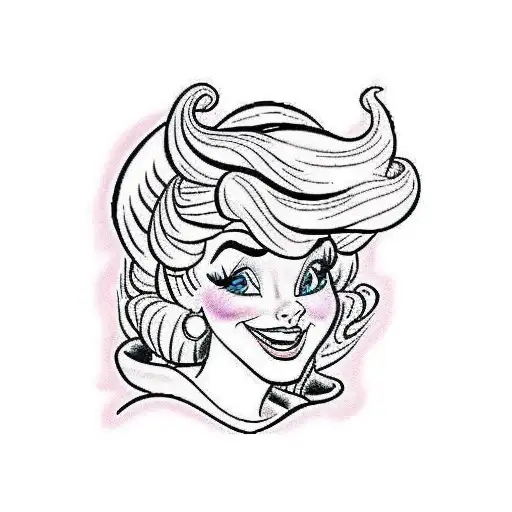 Disney Cinderella  tattoo design idea