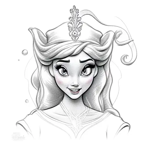 Disney Cinderella  tattoo design idea