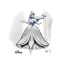 Disney Cinderella  tattoo design idea