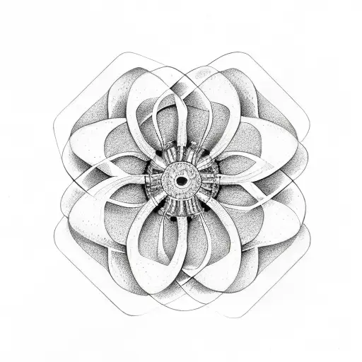 Infinity Symbol flowers butterflies  tattoo design idea