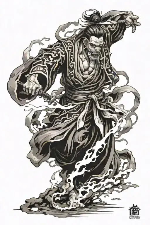 Yamamoto Bankai tattoo design idea