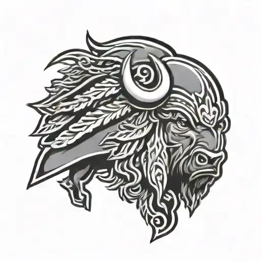 Buffalo Bills logo tattoo design idea