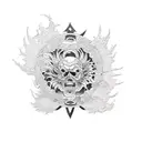 falling in reverse tattoo design idea