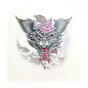 falling in reverse tattoo design idea