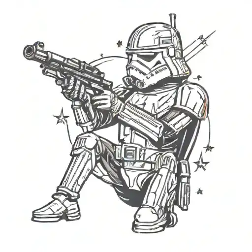 star wars tattoo design idea