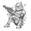 star wars tattoo design idea