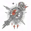 star wars tattoo design idea