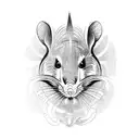 rat tattoo design idea