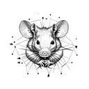 rat tattoo design idea