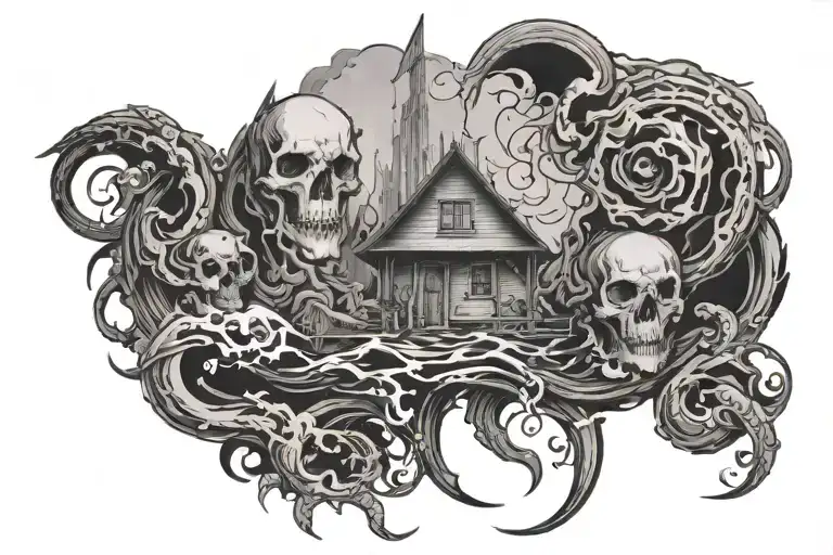 We will take shelter from the apocalypse and we will not be like slaves to the enemy. tattoo design idea