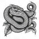 rattlesnake don't tread on me tattoo design idea