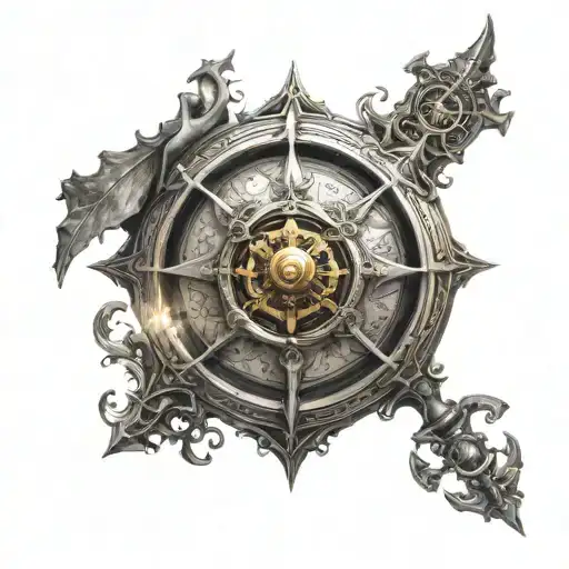 wheel of time piece tattoo design idea