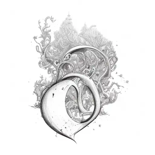 forever23 in cursive with a heartbeat underneath tattoo design idea